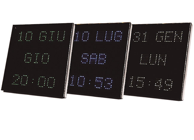  SIRIO DL-305 orologio datario a tre righe con orario data